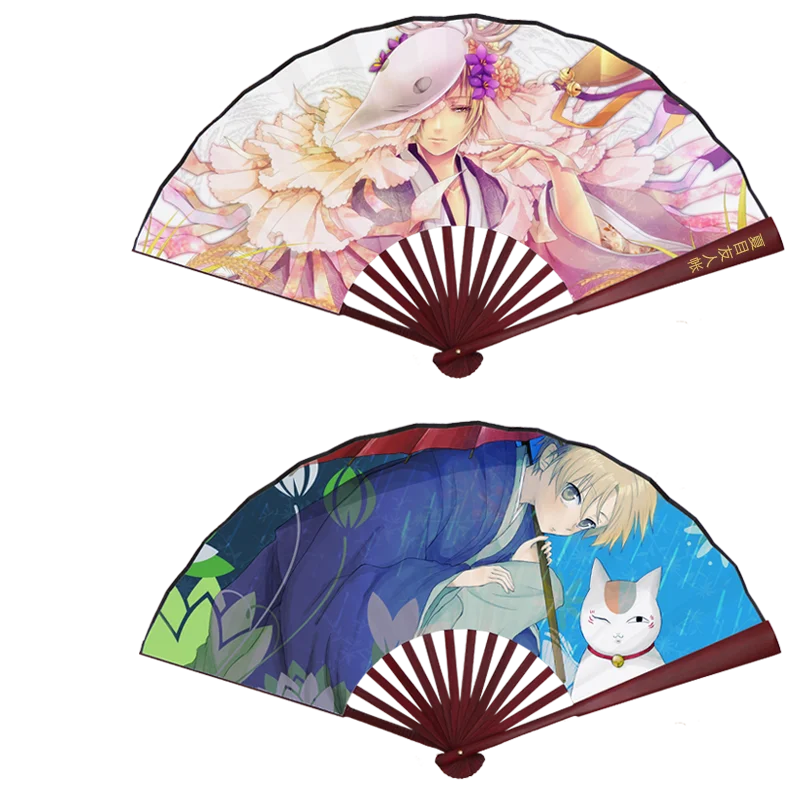 

Аниме мультфильм Нацумэ Yuujinchou складной веер подарок косплей костюмы Аксессуары подарок