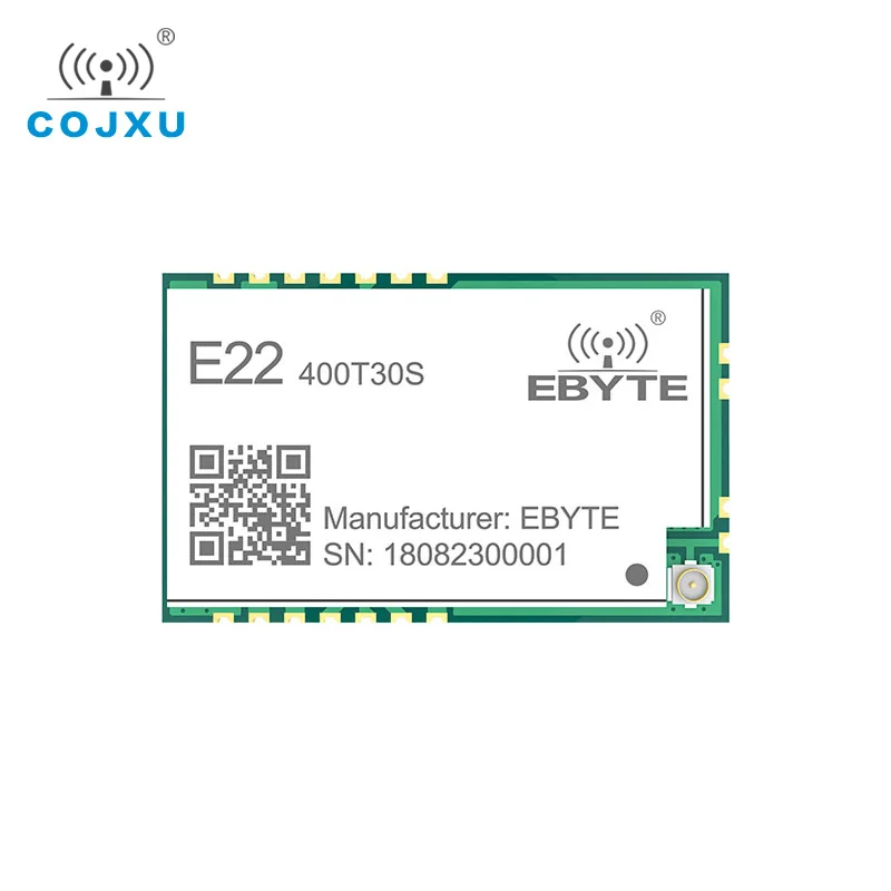 5 шт. SX1268 LoRa TCXO 433 МГц 30 дБм E22-400T30SV2.1 SMD UART беспроводной трансивер IPEX Печать
