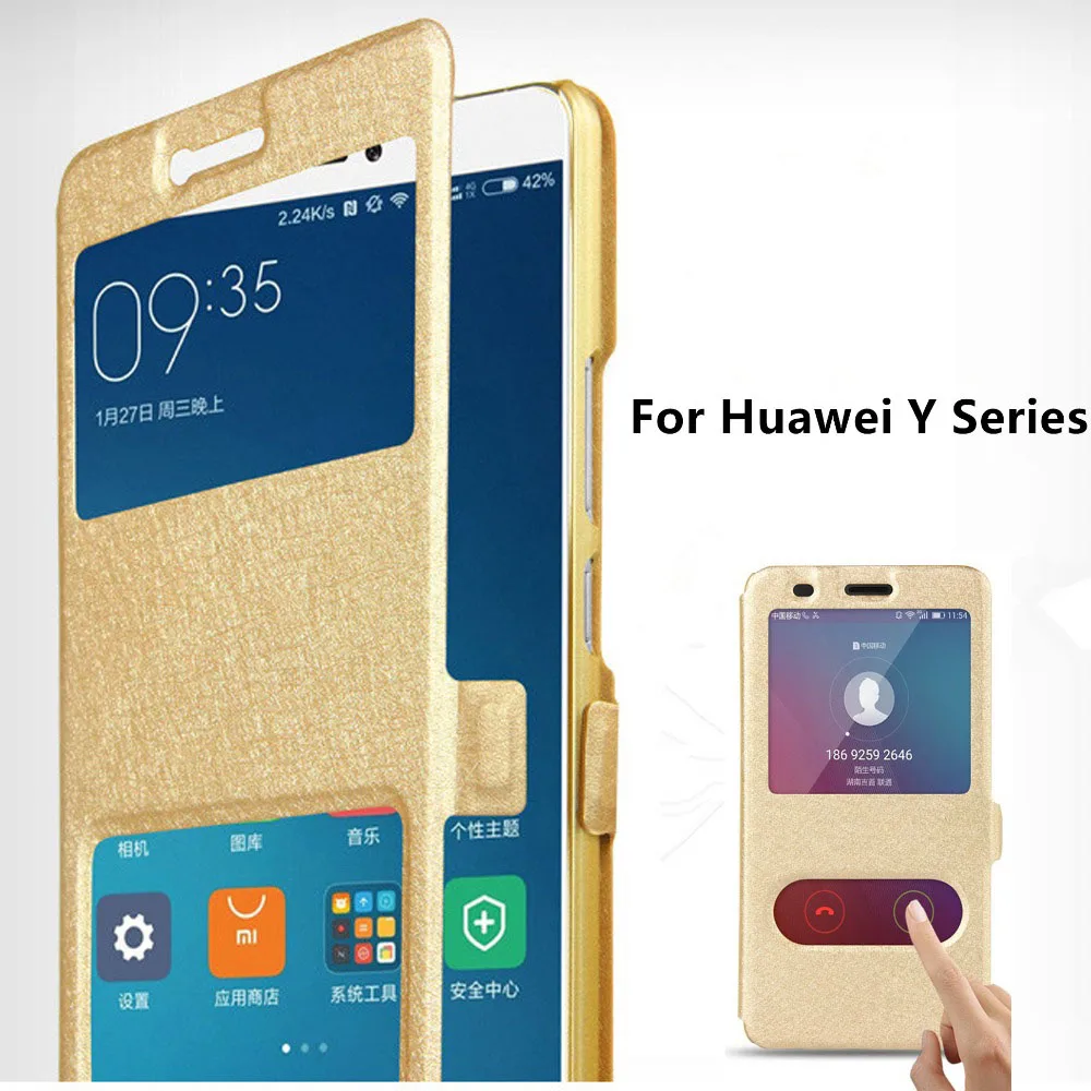 Для Huawei Y6 Y7 Y5 Y9 Prime 2019 Y3 2018 2017 2016 Чехол книжка для Y 6 3 5 7 9 II Pro 2017|Бамперы| |