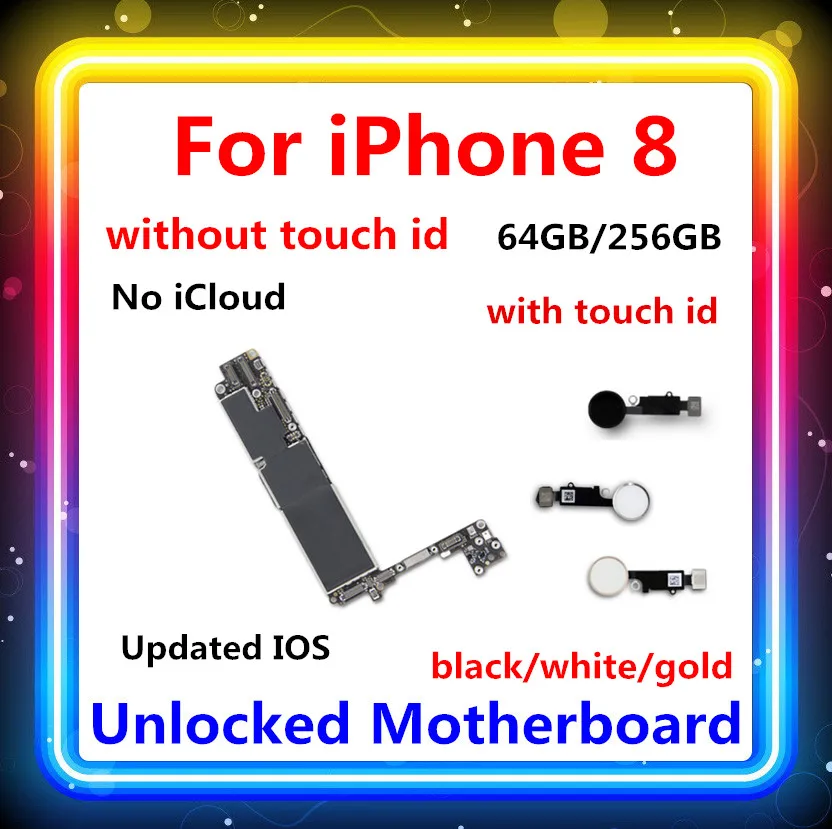 Для iPhone X материнская плата с/withtout Face ID Заводская разблокировка оригинальная X материнская плата IOS полный чип с задней камерой заменена