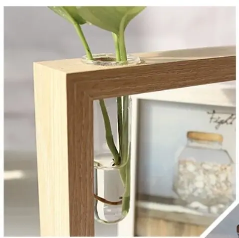 Деревянная настольная двухсторонняя Поворотная рамка для фотографий размером 5X7