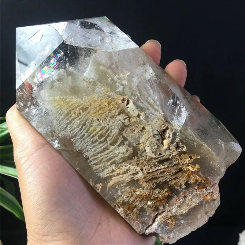 Природный сад кристалл кварц обелиск палочка точечное Исцеление | Дом и