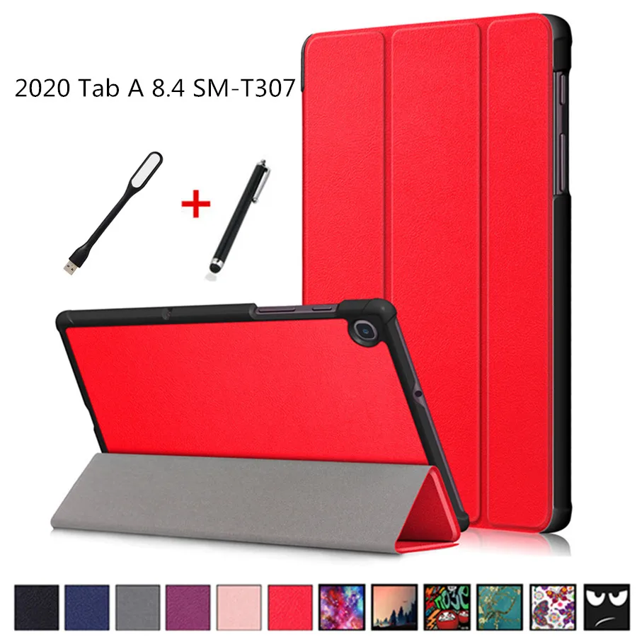 Чехол для Samsung Tab A 8 4 2020 умный чехол Funda SM T307 Тонкий Магнитный раскладной стенд кожи