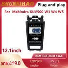 Автомагнитола ShunSihao в стиле Tesla, мультимедийный проигрыватель для автомобиля Mahindra XUV500 W3 W4 W5 W6 W7 W8 W9 2016-2019