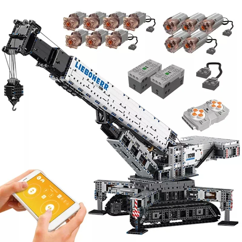 Приложение автомобиля игрушки MOC 20920 Liebherrs LTM 11200 экскаватор модели совместимый с