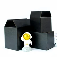 5pcs 10pcs black carton 3 layer corrugated gift jewelry packing box storage small box supports customized size printing logo