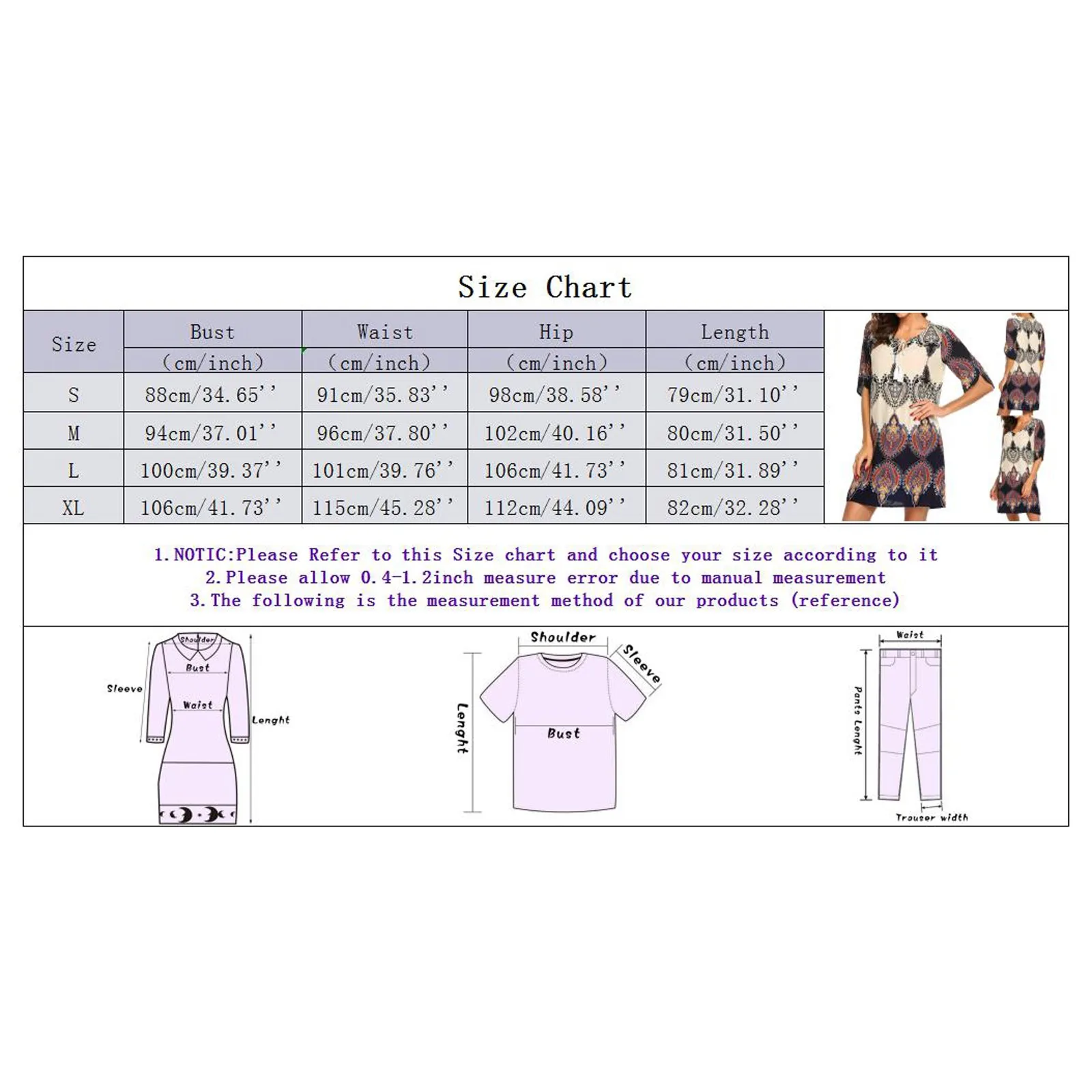 

Summer Women's Vintage Ethnic Style Printed Tassel Loose Bohemian Tunic Dress Ladies Half Sleeve O-neck Dresse