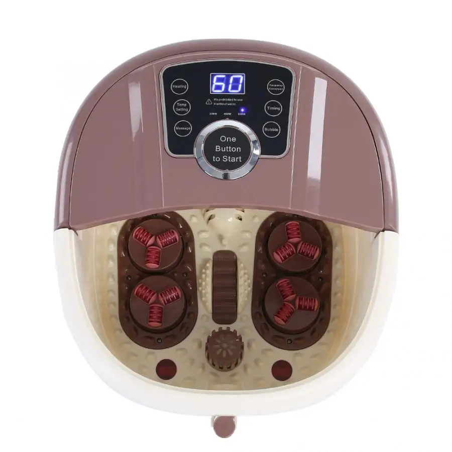 Уход за ногами портативный массажер для спа-ванн ног пузырьковый нагреватель