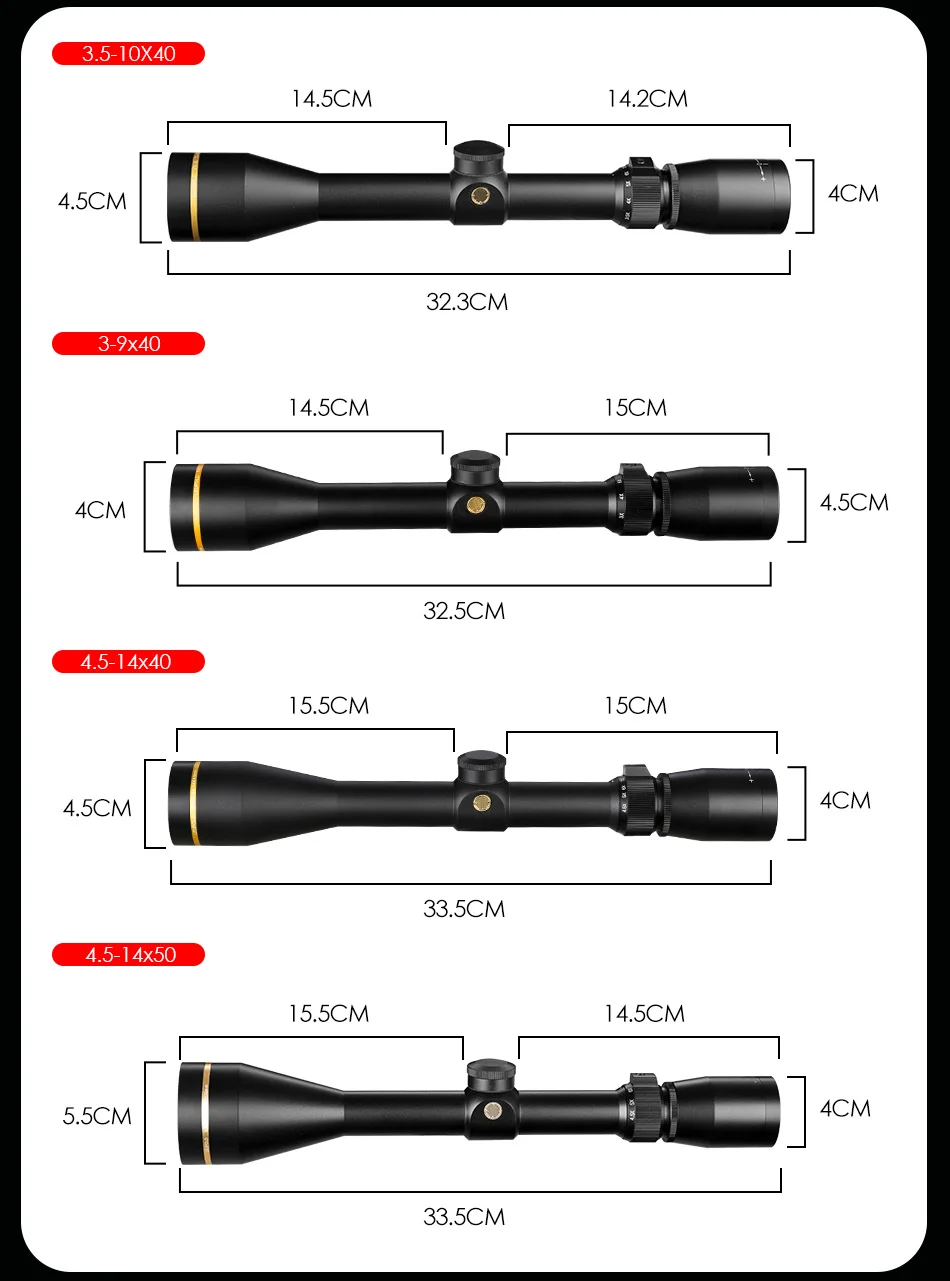VX3 Тактический 3,5-10x40 прицел Mil точечные винтовочные прицелы оптический прицел 3-9x40 4,5-10x40 охотничьи прицелы для страйкбола с креплением