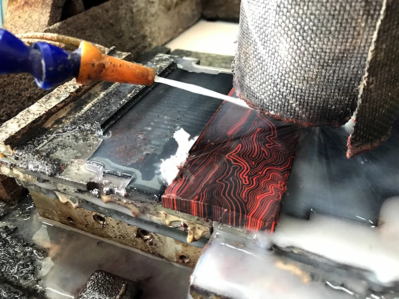 2 шт. Ручка ножа G10 черный красный синий |