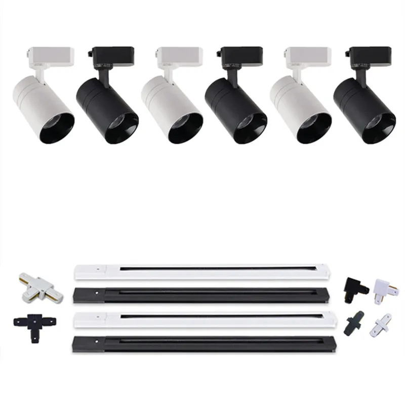 

LED track light 15W25W35W45W LED Sky light COB down light Spot light shopping mall, supermarket, home indoor lighting