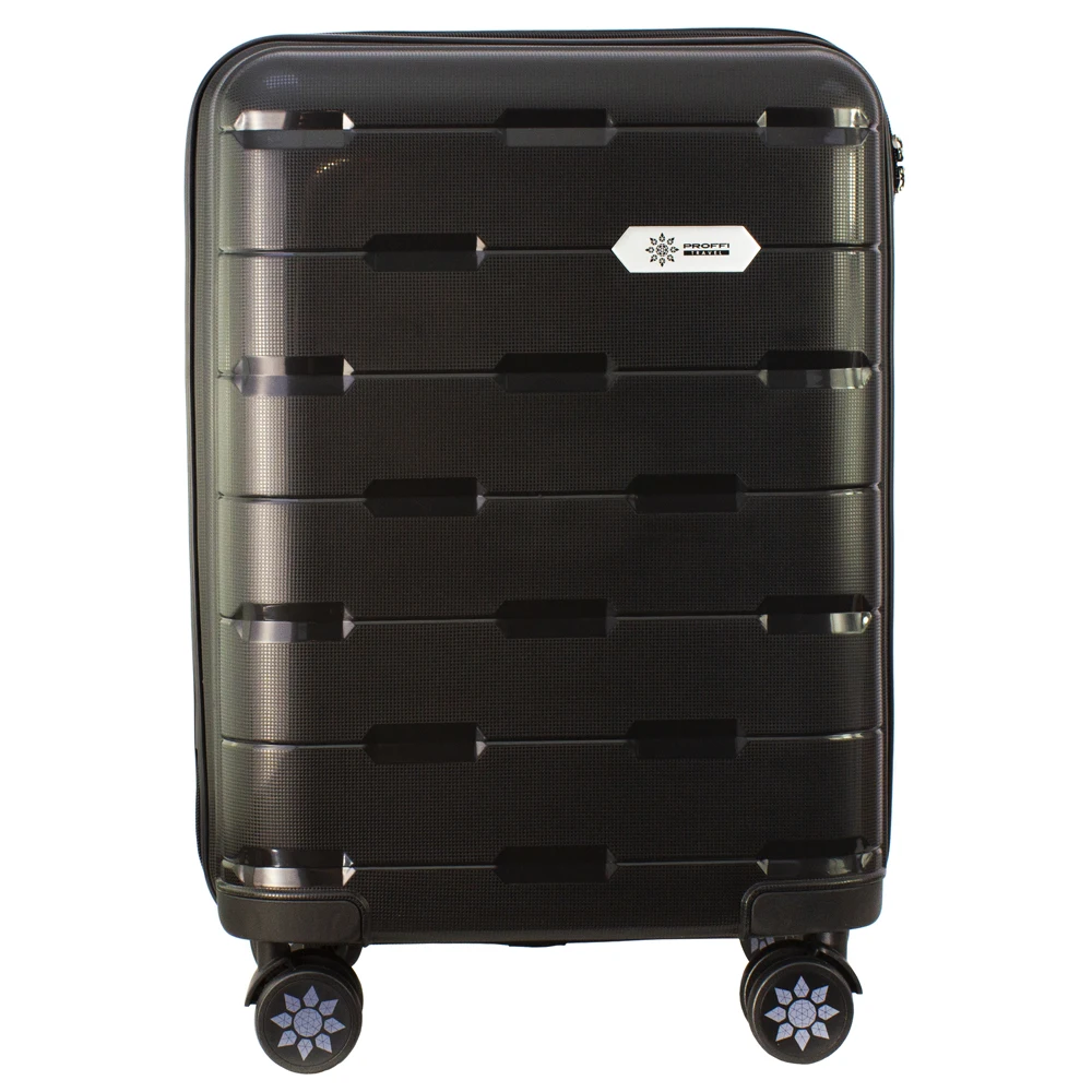 Travel Bags PROFFI#003 PT1012 suitcase valise on wheels traveling for men women journey trips |