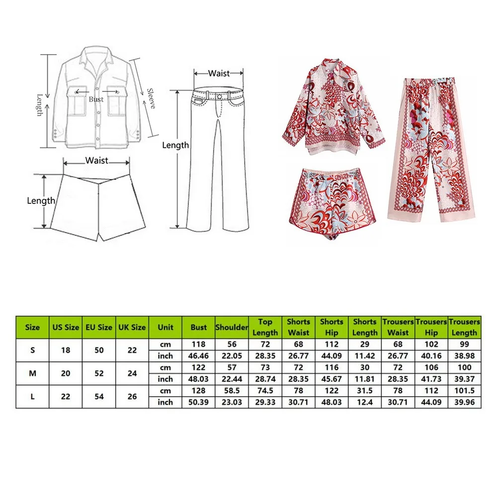 

Retro Totem Floral Print Blouse Hot Shorts Casual Suit Elegant Single-breasted Chic Streetwear Fashion Folklore Beach Suit Set