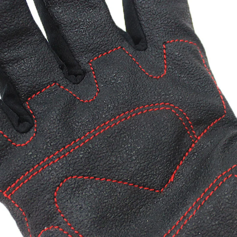 Велосипедные плюшевые перчатки с пальцами тактические Нескользящие рисунком
