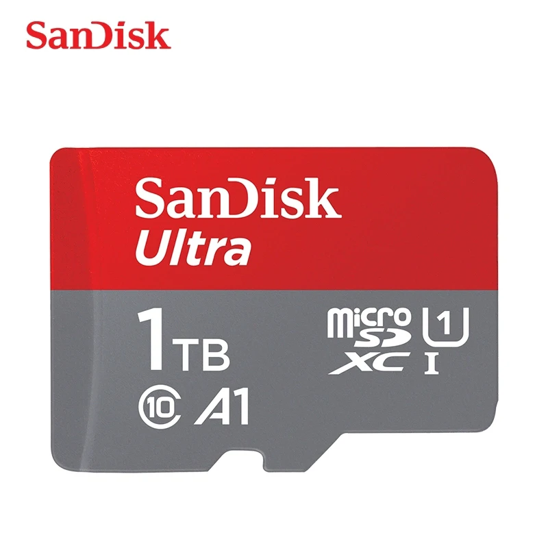 Карта памяти micro sd Sandisk A1, TF-карта 1 ТБ, 16 ГБ, 32 ГБ, 64 ГБ, 128 ГБ, 200 ГБ, 256 ГБ, 400 ГБ, 512 ГБ, C10, U1, SDXC
