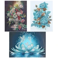 vase diamond embroidery flower diamond painting 5d partial cross stitch kits embroidery diamond painting special shaped drill