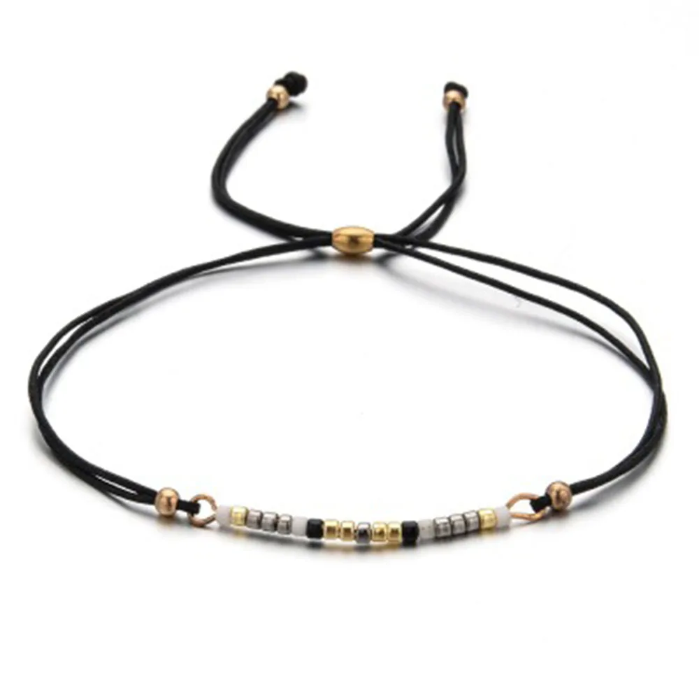 Женский браслет украшенный бусинами мини-браслет богемный жемчужный 2020 |