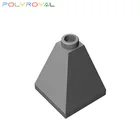 Строительные блоки технический элемент сделай сам 2x2x2 четырехсторонний склон кирпич 10 шт. технологические детали Обучающие игрушки 3688