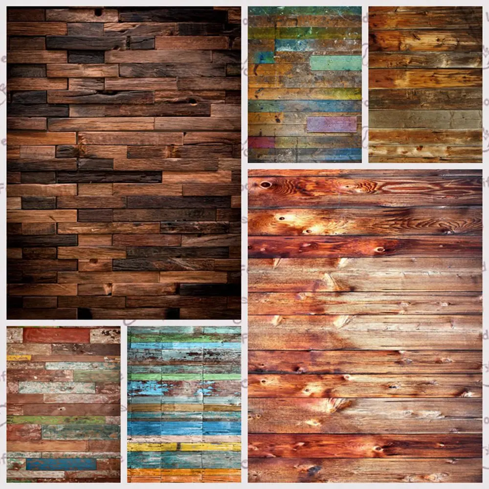 Виниловый фон для фотосъемки новорожденных с изображением коричневых