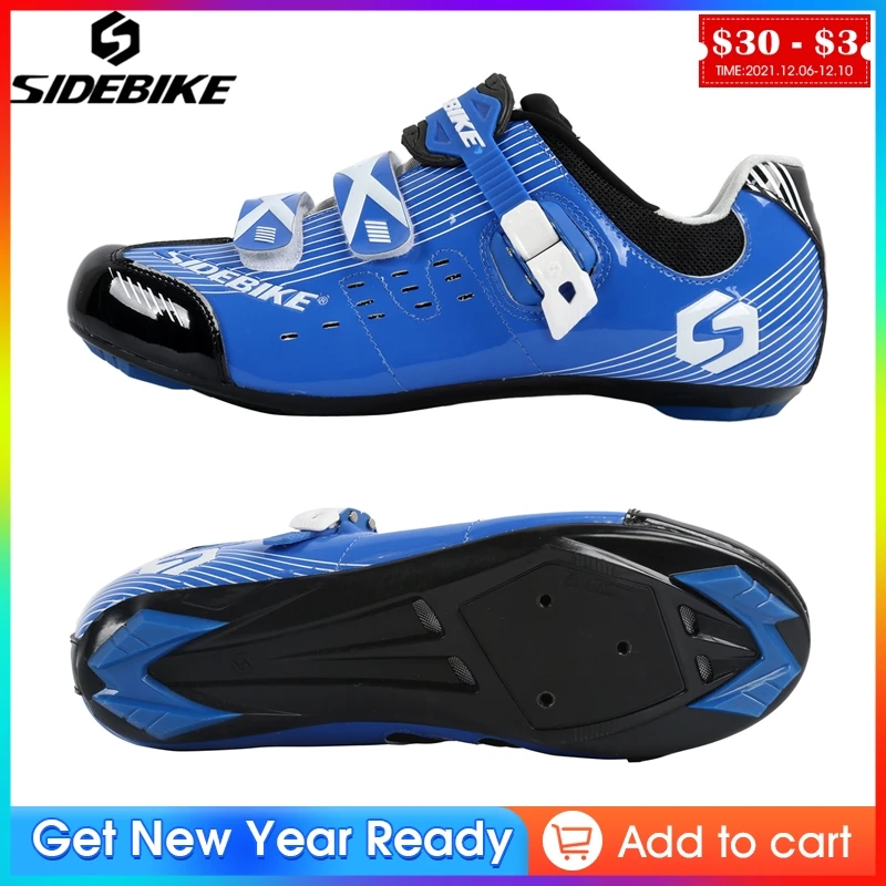 

Велосипедная дорожная обувь SIDEBIKE, регулируемые легкие велосипедные туфли, самоблокирующаяся обувь