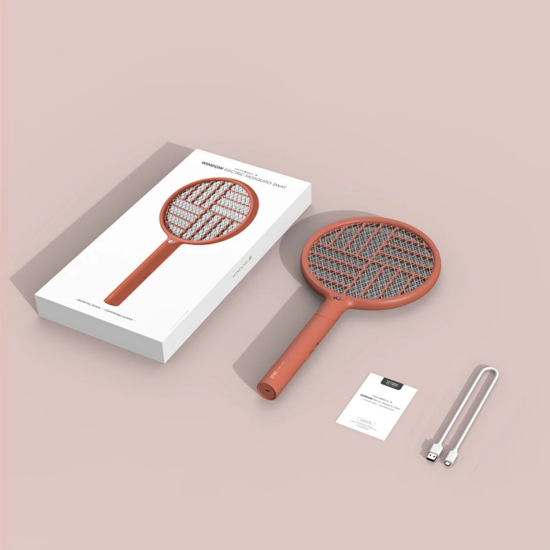 

Xiaomi Sothing Electric Mosquito Swat USB Rechargeable LED Light Portable Collapsible Fly Mosquito Zapper Swatter Killer