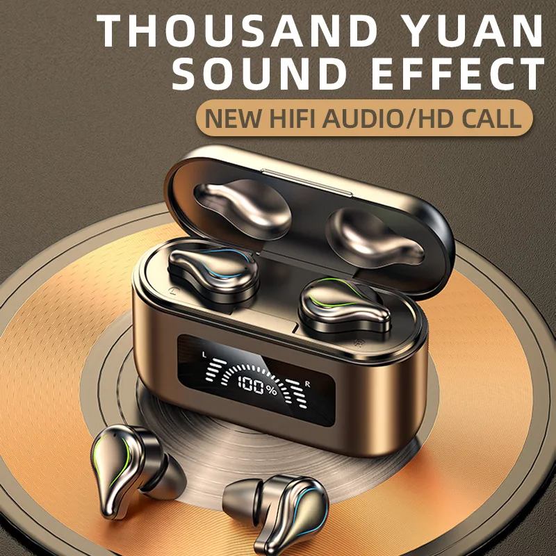 

TWS Bluetooth 5.0 Earphones Noise Reduction Wireless Headphone 9D Stereo Sports Waterproof Earbuds Headsets With Microphone
