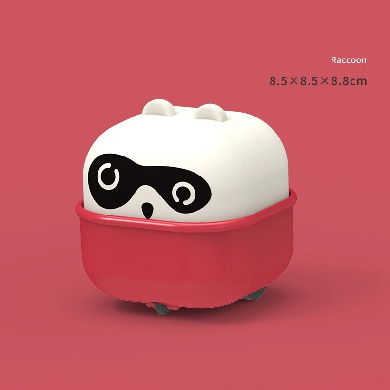 

Children's Cartoon Cute Cup Pet Press Slide Toys Car Return Force Inertia Mini Inertial Vehicle Boy Girl Wind Up