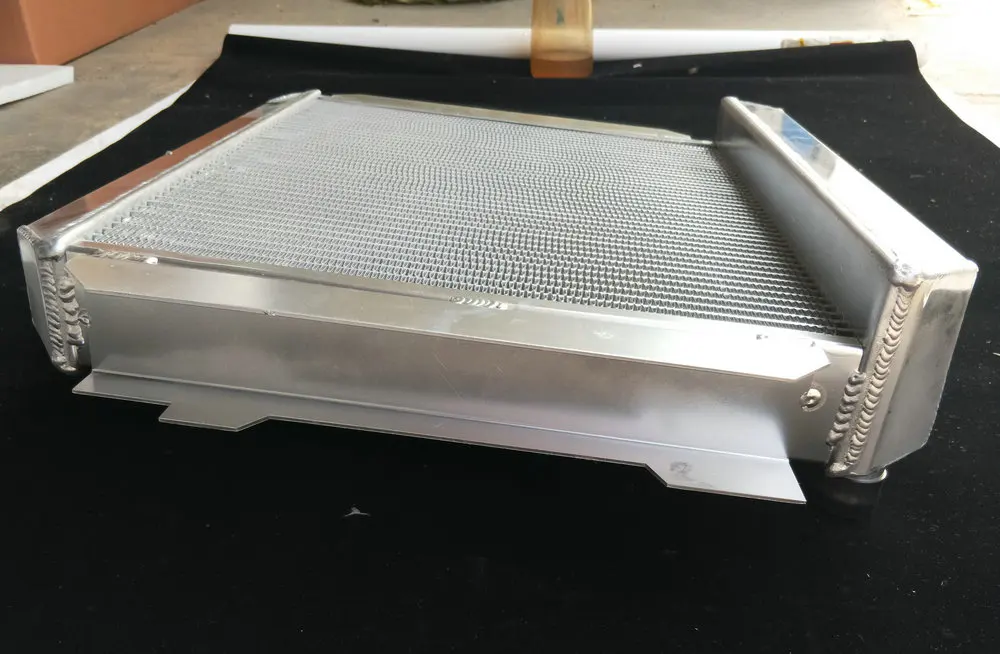 Алюминиевый радиатор для Ford Капри RS / Escort Superspeed MK1 Essex V6 2 6/3.0L и вентилятор SA SB SC |