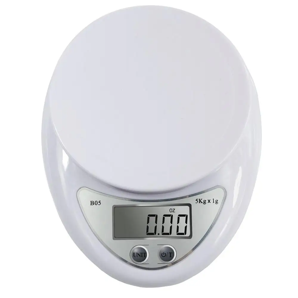 

5kg/1g Portable Digital Scale LED Electronic Scales Postal Food Measuring Weight Kitchen LED Electronic Scales