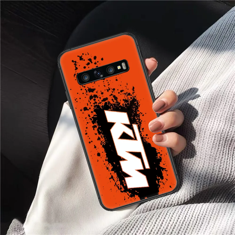 

Motorcycle Logo Kt Phone Case Cover Hull For Samsung Galaxy S 7 8 9 10 E 20 FE Edge Uitra Plus Note 9 10 20 Black Cell Luxury