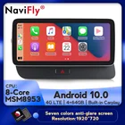 Автомобильный мультимедийный плеер Navifly MSM8953, 4 Гб + 64 ГБ, Android 10,0, для Audi Q5 8R 2009-2016, GPS-навигация, Carplay, 4G, LTE, Wi-Fi, DSP
