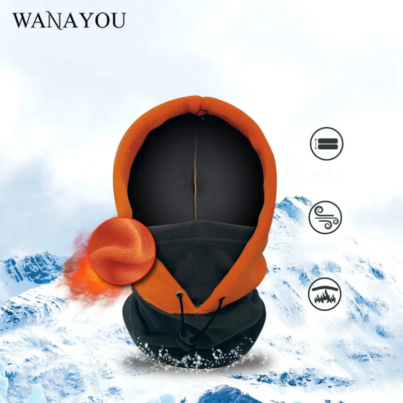 WANAYOU уличная двухслойная Толстая устойчивая к ударам пешая Кепка s лыжная