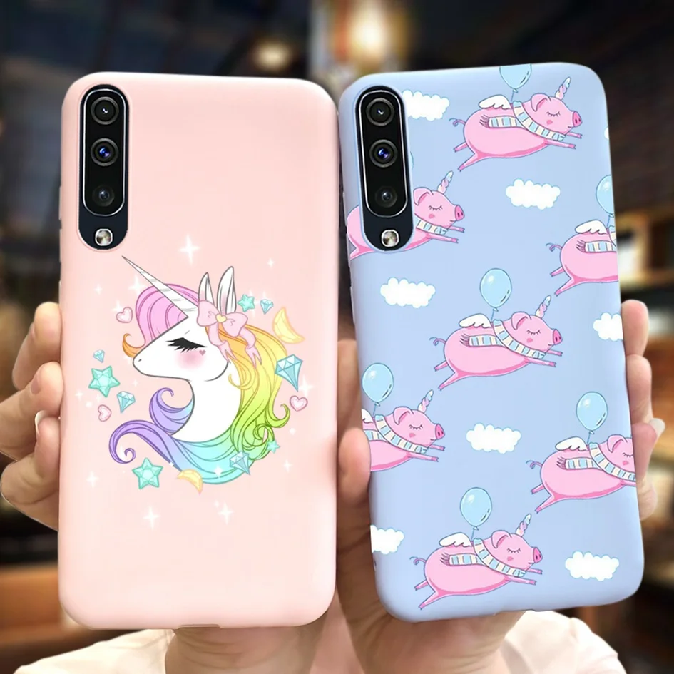 Чехол для Samsung Galaxy A70 70 A705 A705F SM чехол матовый Мягкий силиконовый Матовые чехлы