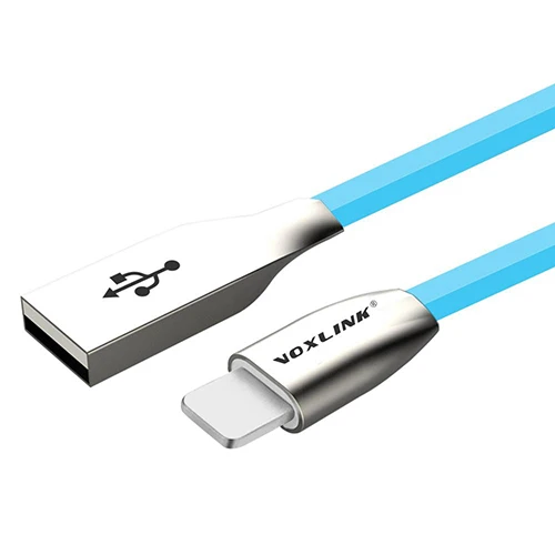 Blue VOXLINK usb-кабель lightning для iphone x, 8 s, 7 s, кабель USB для быстрой зарядки и синхронизации данных для iphone xs max, 8, 8 Plus, 7, 6, 6 s, ipad mini - Цвет: Blue
