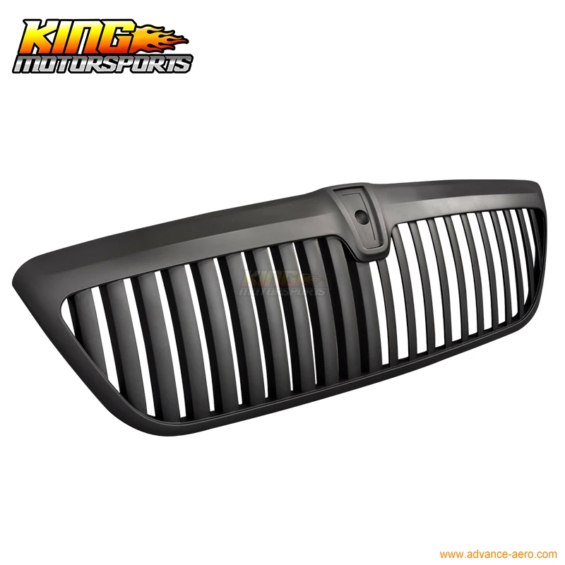 Подходит для 98 99 00 01 02 Lincoln Navigator вертикальный передний капот гриль Неокрашенный