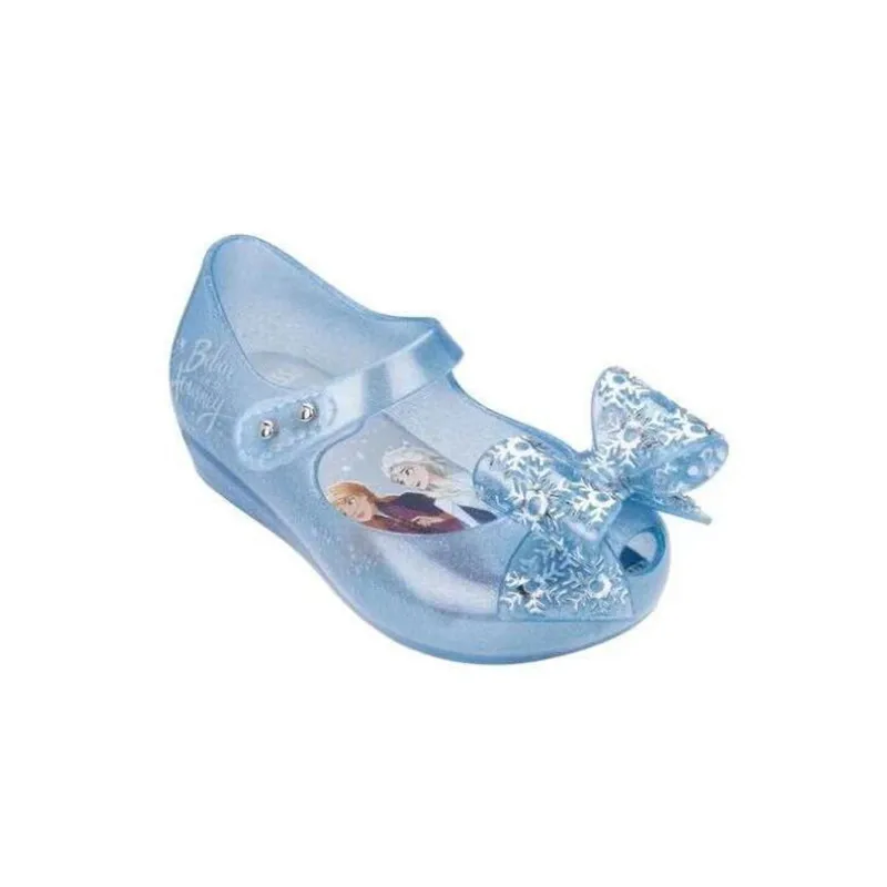 Mini Melissa Ultragirl оригинальные прозрачные сандалии с узлом-бабочкой для девочек, детские сандалии, детская пляжная обувь, нескользящая обувь для малышей