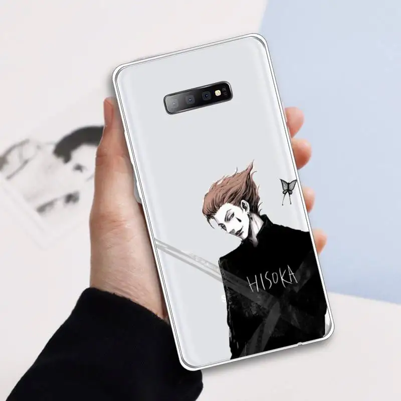 

Hisoka hunter x hunter Phone Case Transparent For Samsung Galaxy A71 A21s S8 S9 S10 plus note 20 ultra