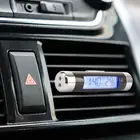 1 шт., автомобильные электронные часы с ЖК-дисплеем и зажимом