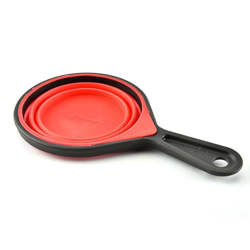 4 шт. Пищевой Силиконовый Складной мерный стакан мерная ложка набор для выпечки DIY