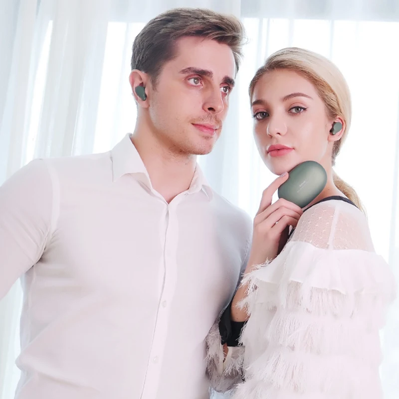 Remax Tws-3 Беспроводные Bluetooth спортивные наушники Hifi бас шумоподавление игровая гарнитура отпечаток пальца наушники для Iph