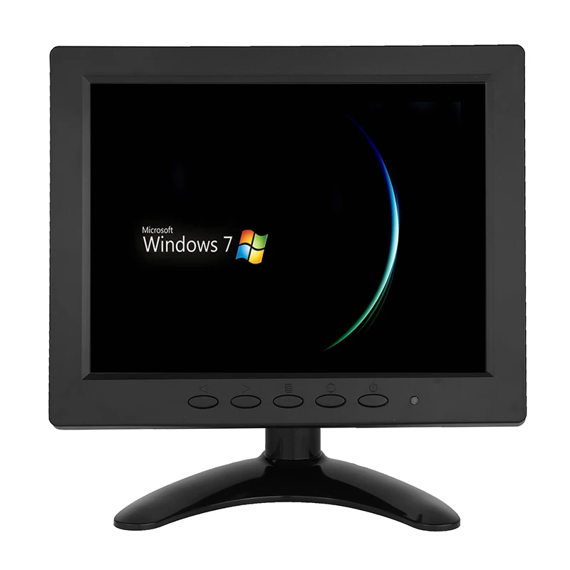ZHIXIANDA H1208 8 дюймовый TFT LCD 1024x768 экран монитор с VGA HDMI AV BNC USB сперкеры для ПК CCTV камеры