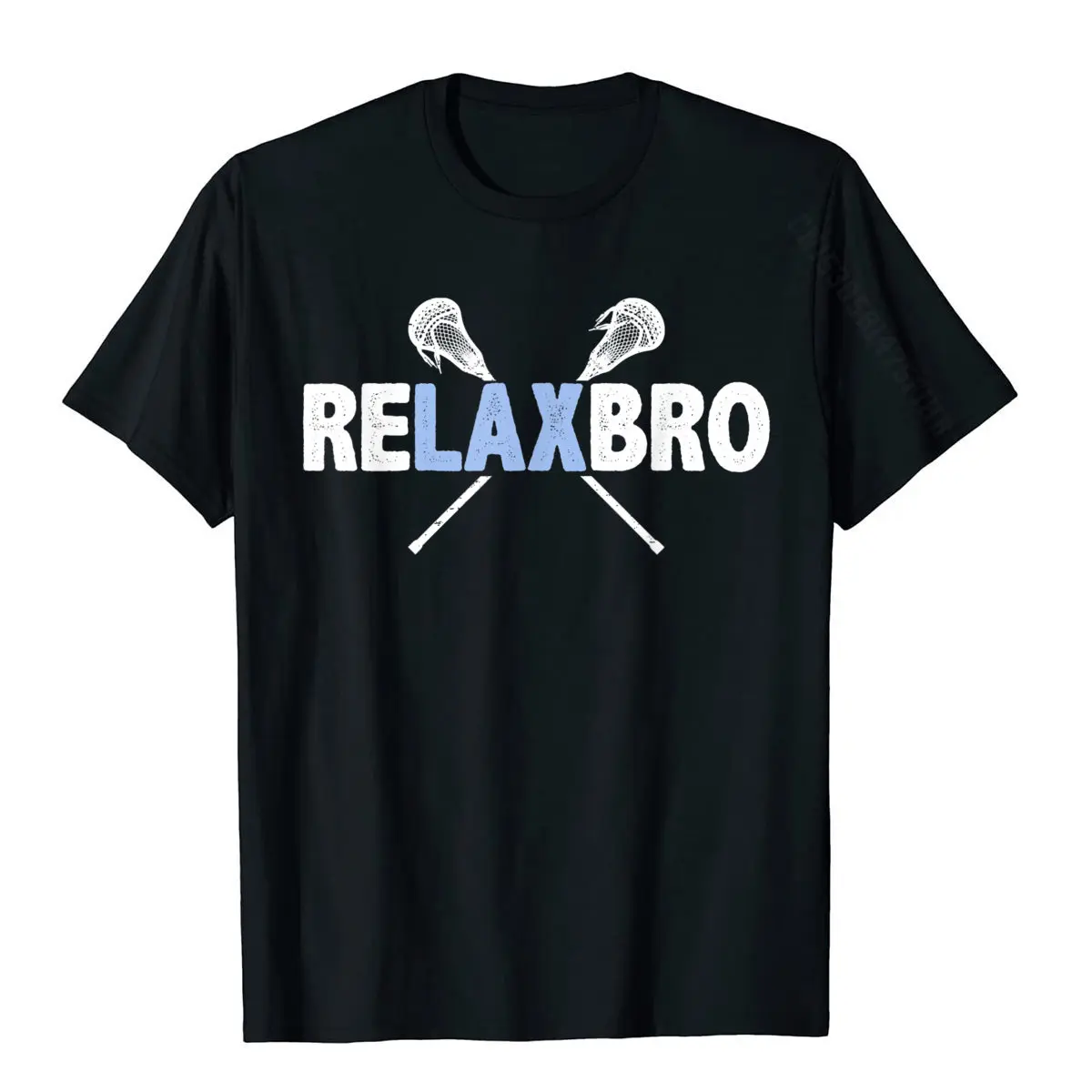 

RELAX BRO Lacrosse Player Lax T-Shirt Funny Gift Men Boys Street T Shirt On Sale Tops Shirts Cotton Man Hip Hop