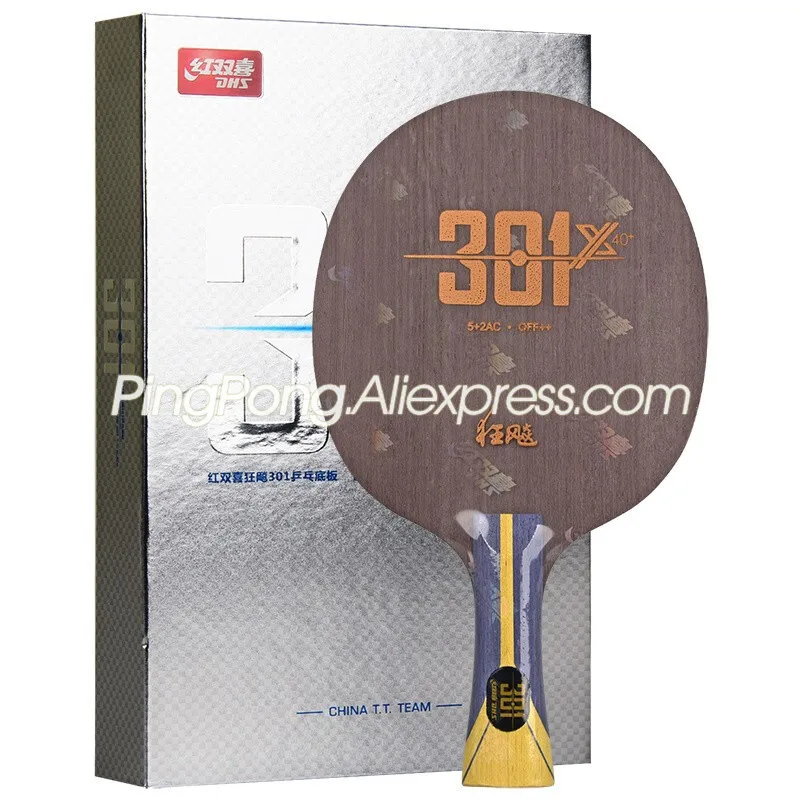 

New DHS Hurricane 301X Table Tennis Blade OFF++ Arylate Carbon ALC Racket Original DHS H301X 301-X 301 X Ping Pong Bat Paddle