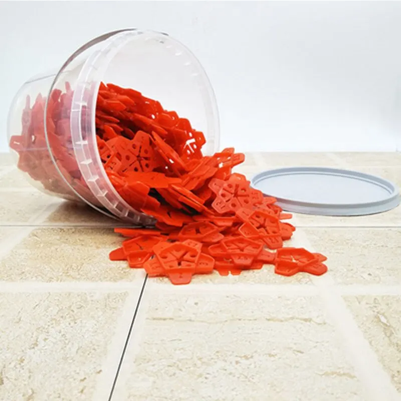 

50/100pcs 1-10mm Removable Wall Tiles Ceramic Gap Locator Can Reuse Cross Tile Leveling System Gap Floor Construction Tools