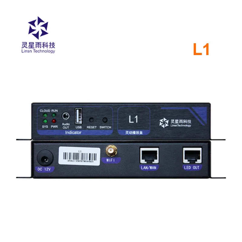 Linsn Ad Player L1 L2 L3 L4 L6 Asynchronous Player for Full Color Commercial Advertising LED Screen