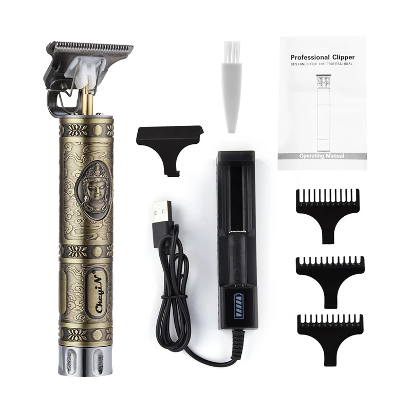 

Professional Men's Hair Trimmer Clipper 0mm Baldheaded Cutter Beard Shaving Precision Finishing Hair Cutting Machine Adult Kid