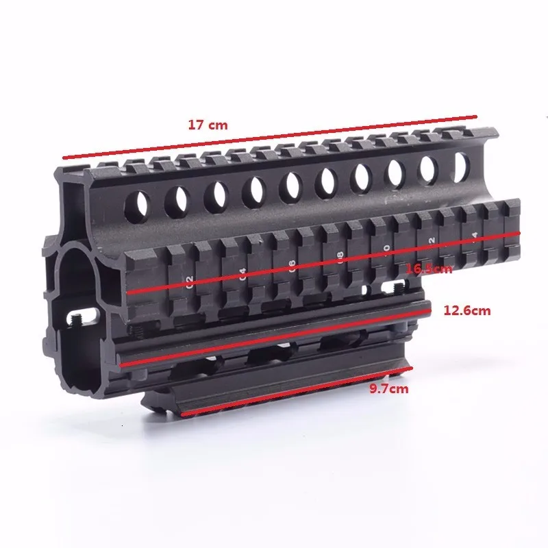SINAIRSOFT Yugo M70 AK Quad Rails для AK 47/74 охотничьей стрельбы тактического пистолета Quad Rail Mount с 6 чехлами