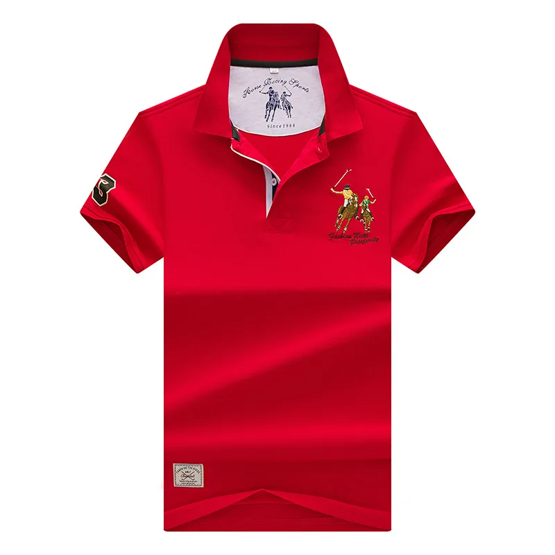 

2020 Summer New Men's Shirt Lapel Short-Sleeved T-shirt Men's Middle-aged Dad Solid Color Men's T-shirt