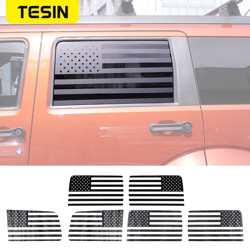 

2 шт., декоративные наклейки на заднее стекло автомобиля Dodge Nitro 2007-2012