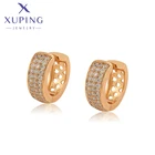 Xuping, ювелирные изделия, новая модель, элегантные серьги-кольца для женщин, рождественские подарки ZBE248